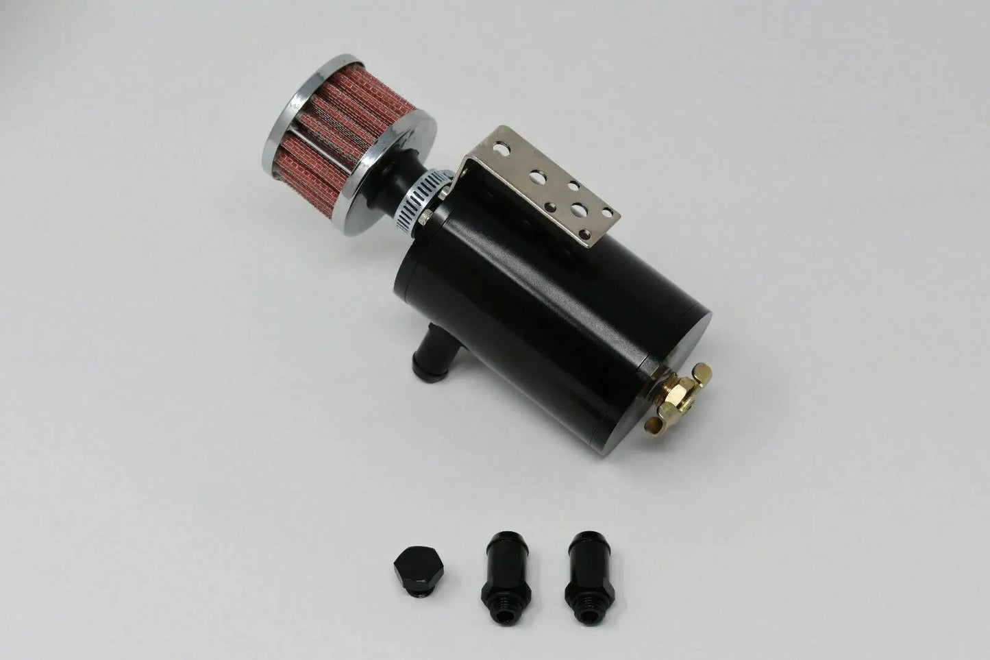 Motor K Baffled Engine Oil Catch Can Reservoir Tank Breather Oil Separator Turbo JSR-DRP