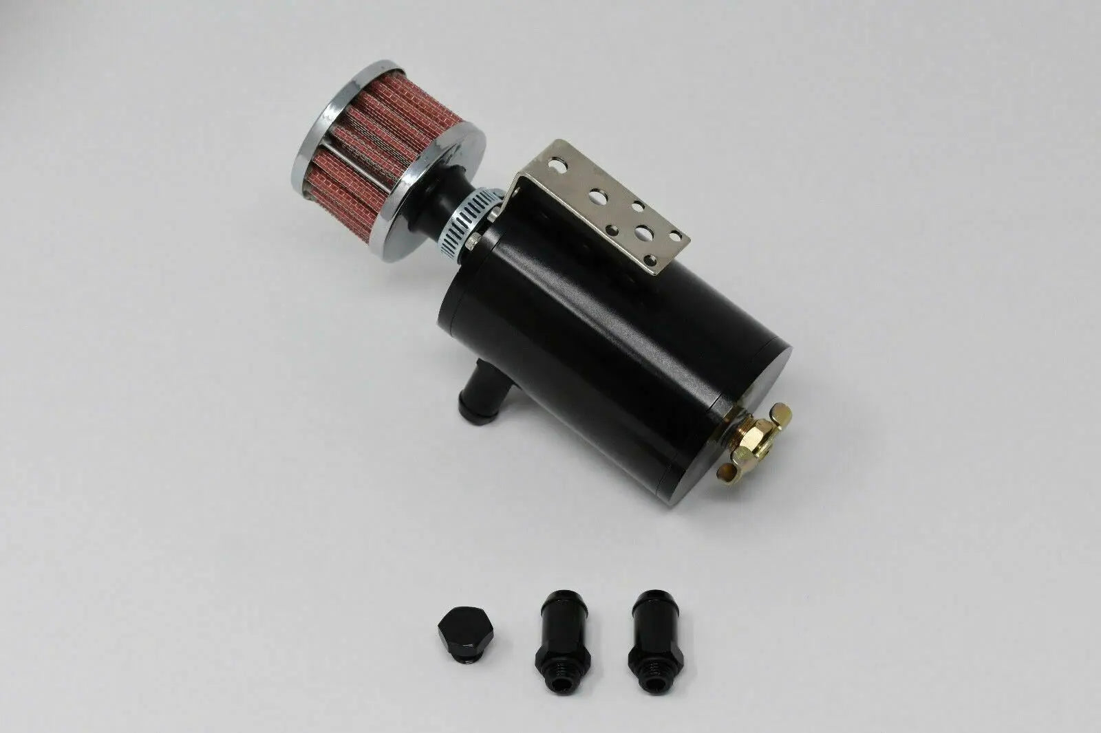 Motor K Baffled Engine Oil Catch Can Reservoir Tank Breather Oil Separator Turbo JSR-DRP