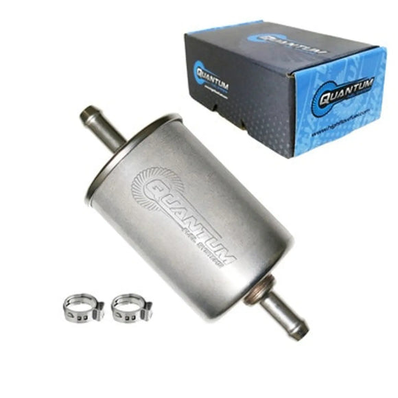QFS Universal Fuel Filter + Clamps 3/8