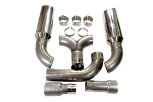 PLM 5" Dual Diesel Stack Kit with Slant Tips Universal Fit Chevy Ford Dodge Exhaust PLM