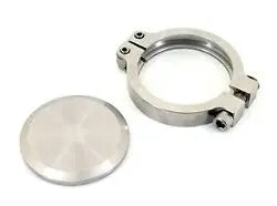 PLM Block Off Flange & Clamp For Tial 38mm MVS Wastegate EWG PLM