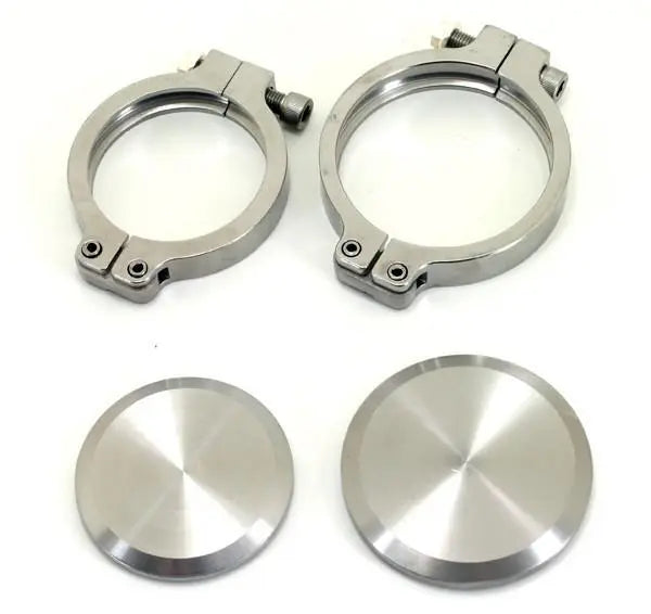PLM Block Off Flange & Clamp For Tial 38mm MVS Wastegate EWG PLM