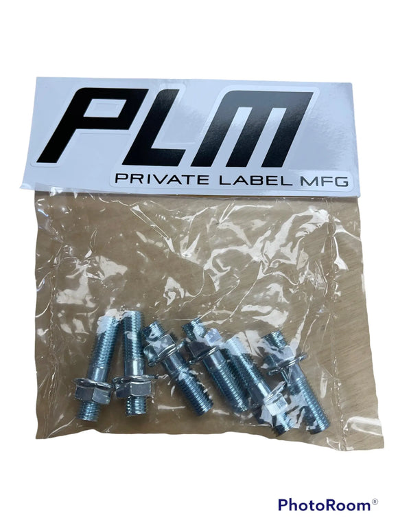 PLM Manifold Downpipe Stud Nut Kit - M10 x 1.25 Honda Subaru PLM