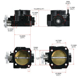 PLM Power Driven K-Series Throttle Body K20 K24 PLM