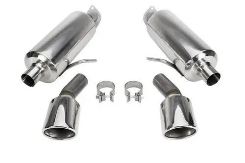 2016-2018 Infiniti Q50 2.0t Axle Back Exhaust System w/ Polished Tips - 504443 Stillen