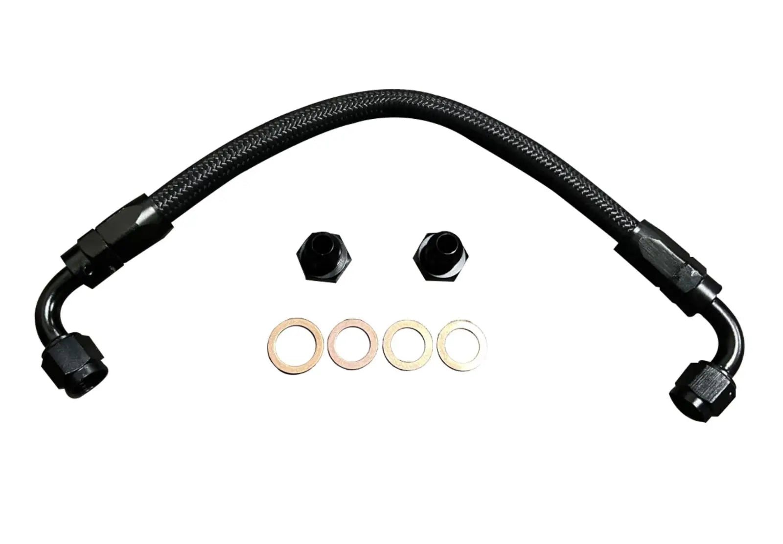 Power Steering De Lete Line Braided Loop Hose 02-04 Acura Honda RSX Ty ...