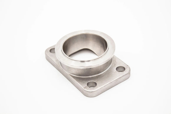 Cast SS304 CNC Billet T3 to GT / GTX / G Series / Precision PTE Tial V-Band Inlet Adapter Flange Carrot Top Tuning