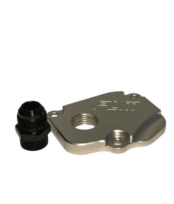 Precision Works Timing Chain Vented Tensioner Cover Plate AN10 Oil Return Honda K-Series PLM