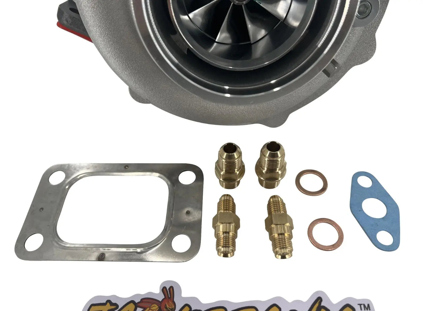 Billet Wheel 6255G Dual Ball Bearing Turbocharger Turbo HP Rating 900 T4 .82 A/R JSR-DRP