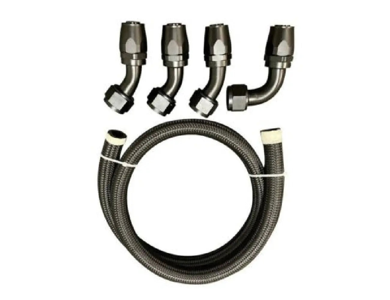 Racing Tucked Coolant Radiator 16 AN Hose and Fitting Kit For F Series H Series High Quality