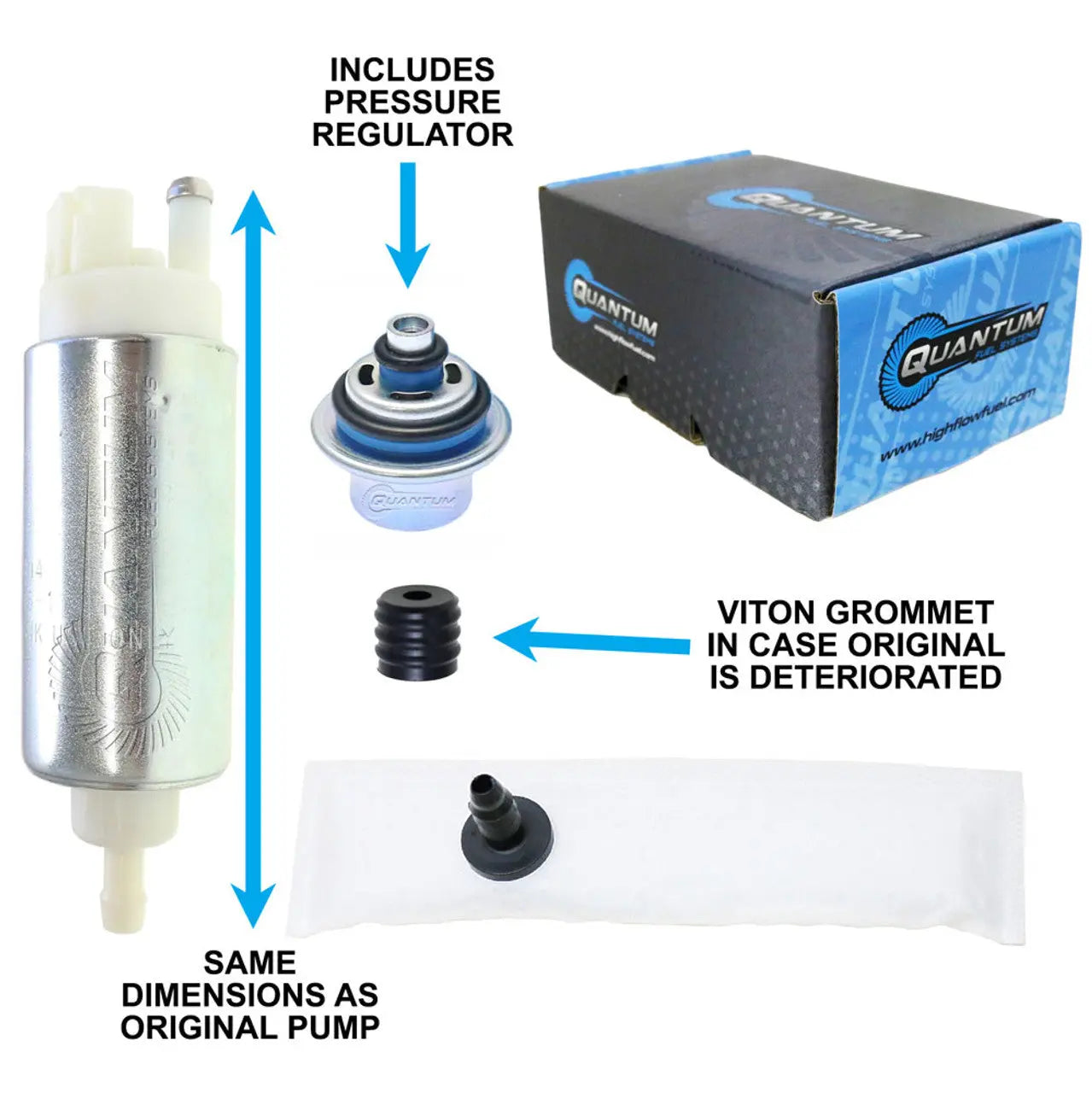 Quantum Efi Carburante Pompa Reg Per Suzuki V-Strom DL1000 02-12 650 04-06 EBa - Foto 1