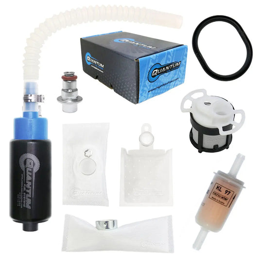 QFS In-Tank Fuel Pump w/ Regulator, Tank Seal & Genuine Mahle Filter, HFP-389-U2RTF QFS