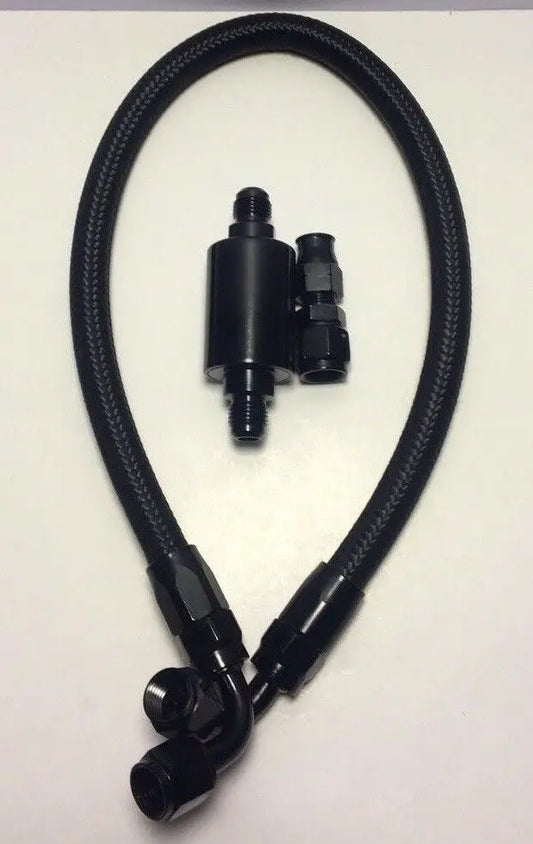 D-Series Tucked Fuel Feed / Return Line Kit D15 D16 Honda CRX Del Sol Wagon JSR-DRP