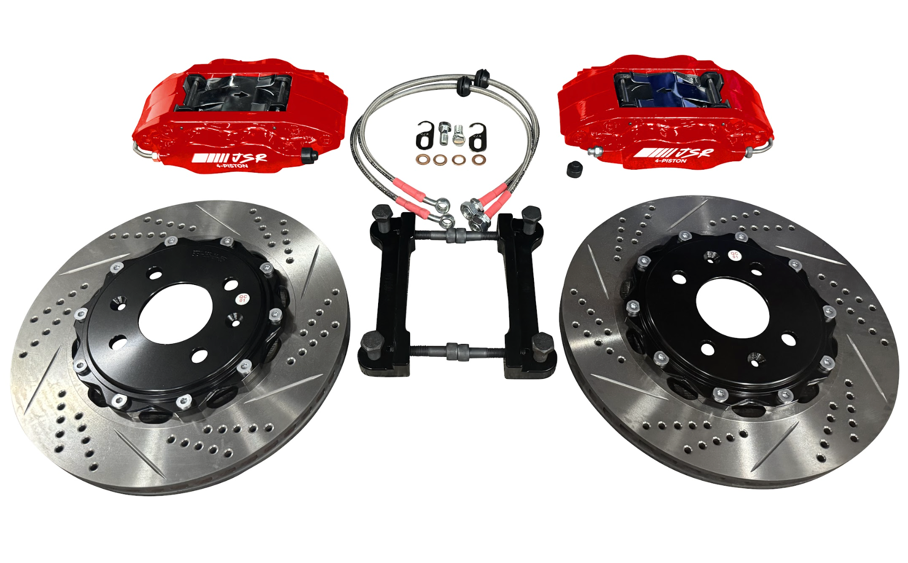 JSR Street Series Big Brake Kit Spindle Front Drilled Slotted