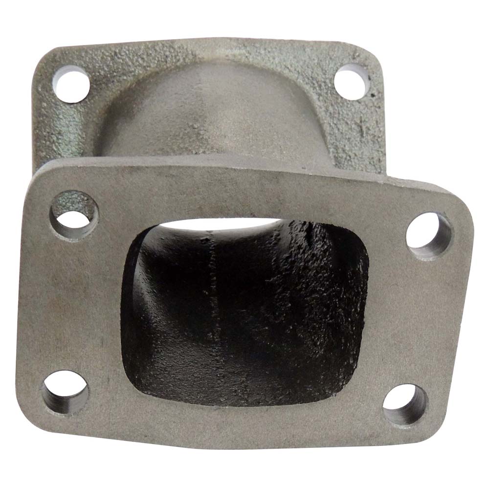 T3 cast iron flange turbocharger manifold exhaust relocation/adapter