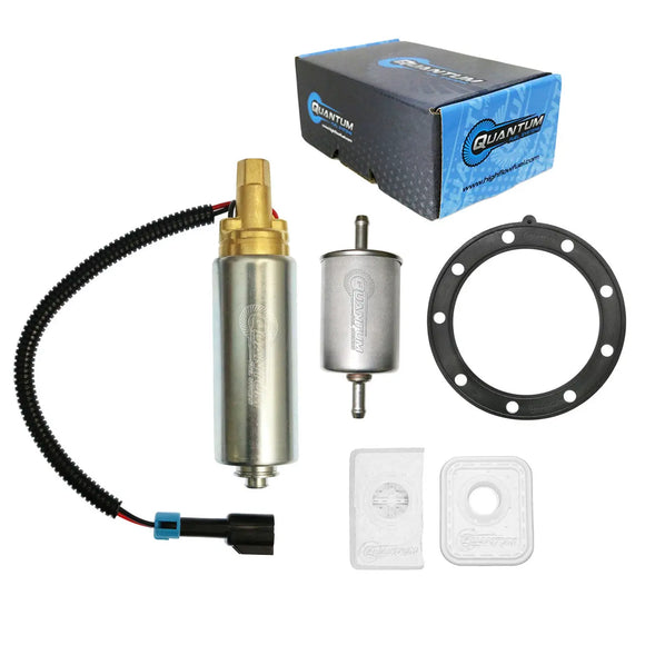 QFS Direct Replacement Fuel Pump Kit w/ Tank Seal & Filter, HFP-500DI QFS