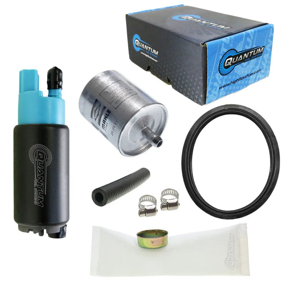 QFS OEM Replacement In-Tank EFI Fuel Pump w/ Tank Seal, Genuine Mahle Filter, Strainer, HFP-382-BT3F QFS
