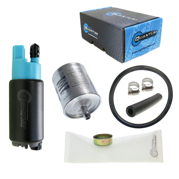 QFS OEM Replacement In-Tank EFI Fuel Pump w/ Tank Seal, Genuine Mahle Filter, Strainer, HFP-382-BTF QFS