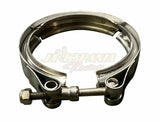 Universal 2.5" Inch Stainless Steel VBand Turbo Downpipe Exhaust Clamp Vband 304 JSR-DRP