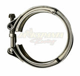 Universal 3" Inch Stainless Steel V-Band Turbo Downpipe Exhaust Clamp Vband 304 JSR-DRP