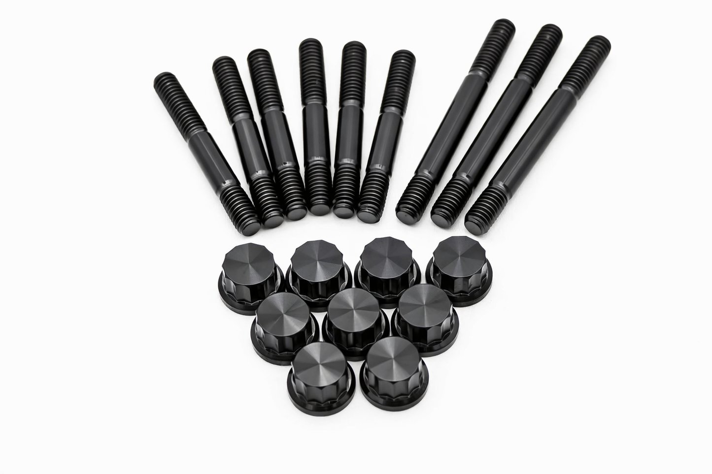 VW / AUDI 1.8T 20V Valve Cover Titanium Stud & Nut Kit 12PT – M6 –  9 pcs