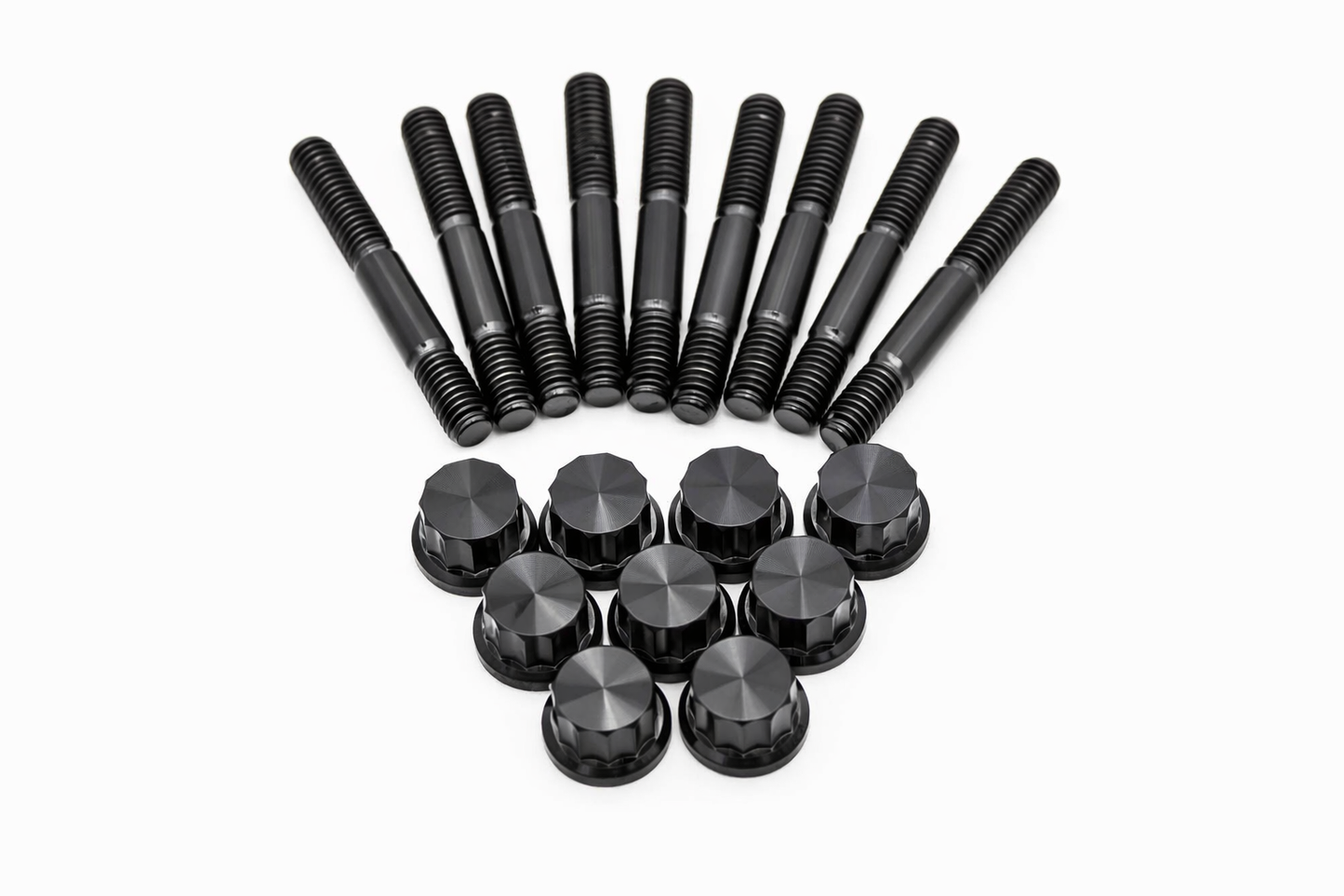 VW / AUDI 1.8T 20V Valve Cover Titanium Stud & Nut Kit 12PT – M6 –  9 pcs