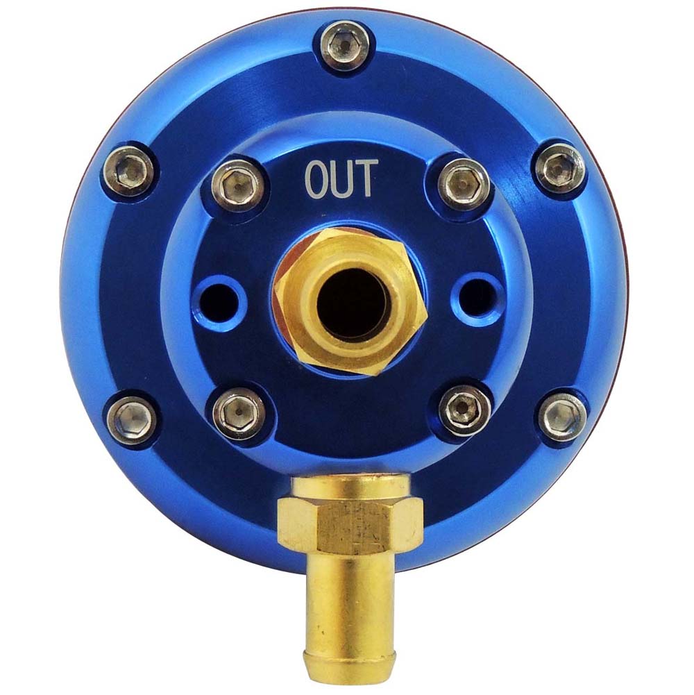 10-100 PSI Billet adjustable FMU - Blue