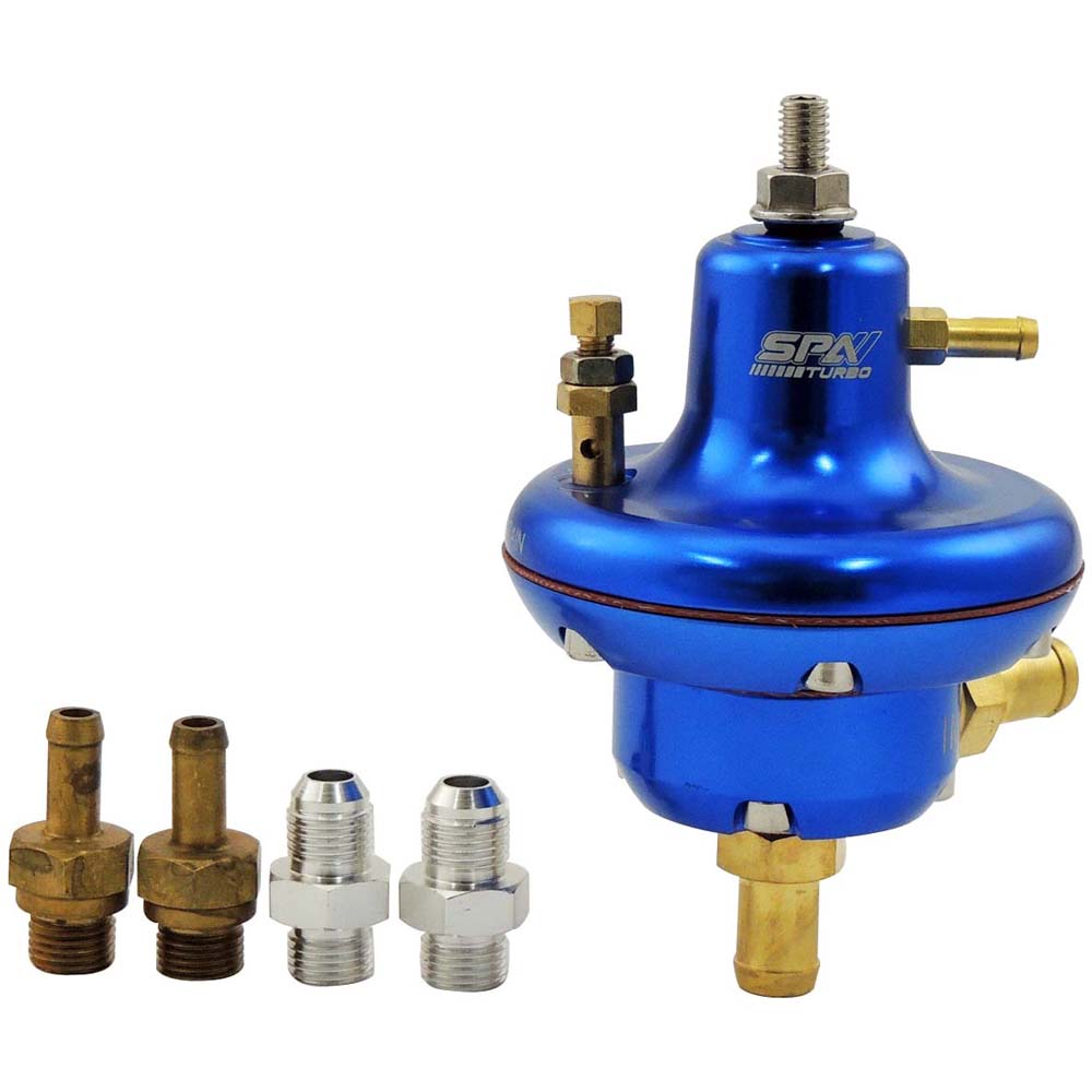 10-100 PSI Billet adjustable FMU - Blue