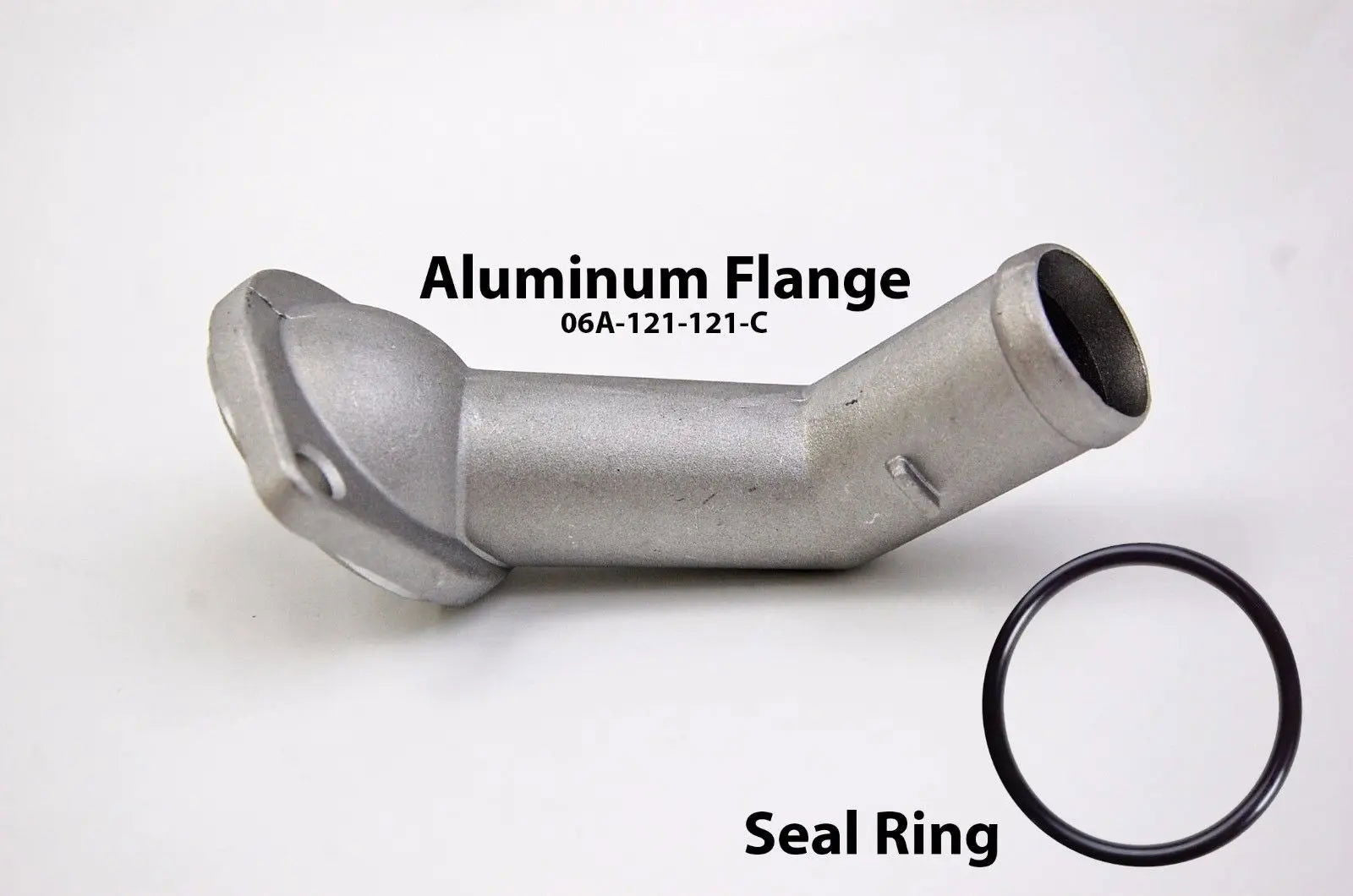 VW Audi Seat Leon Cast Aluminum Thermostat Coolant Flange 06A-121-121C - Carrot Top Tuning