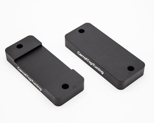 Volkswagen Motor Mount Spacer Kit JETTA GTI GOLF VW MK4 1.8T VR6 2.0 -Black- - Carrot Top Tuning