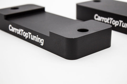 Volkswagen Motor Mount Spacer Kit JETTA GTI GOLF VW MK4 1.8T VR6 2.0 -Black- - Carrot Top Tuning