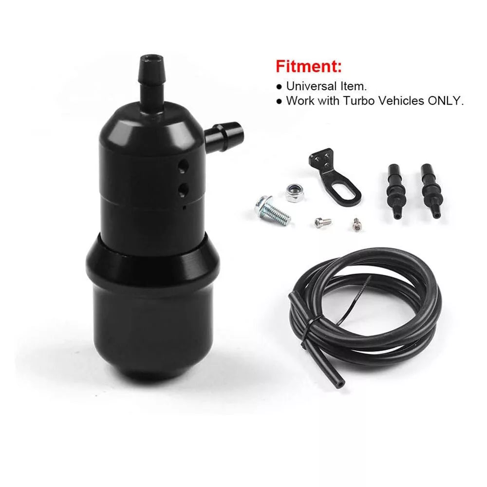 Grimmspeed Style Manual Turbo Boost Controller Bypass Valve Adjustable 50PSI - Black