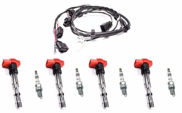 1.8T OEM  Ignition Coil Pack Complete Service Kit V3 - VW/AUDI *USA STOCK* Carrot Top Tuning