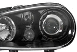 DEPO 99-04 VW Golf GTi Mk.IV 4 Black Glass Lens Headlight + Projector Fog Light DPTMOTORSPORT