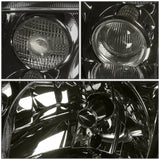 Fit 1999-2005 VW Jetta Mk4 Pair Smoked Housing Clear Lens Headlight w/Fog Lamp DPTMOTORSPORT