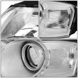 Fit 2006-2010 VW Passat Pair Chrome Housing Clear Side Projector Headlight/Lamps DPTMOTORSPORT