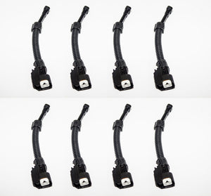 LQ4, LQ9 4.8 5.3 6.0 Delphi wire Harness to LS2 LS3 LS7 EV6 Injector Adapters Carrot Top Tuning