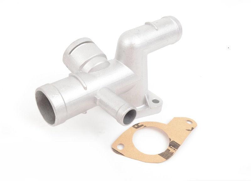 VW Audi Seat Leon Cast Aluminum Coolant Flange 06A-121-132-AP - Carrot Top Tuning