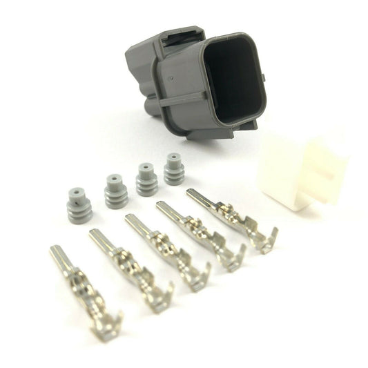 Honda K-Series K20 K24 4-Pin O2 Oxygen Sensor Male Connector Plug Clip Kit