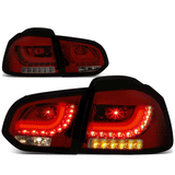 For 2010-2014 VW Volkswagen Golf Hatchback LED Tail Brake Light Stop Lamp Smoked